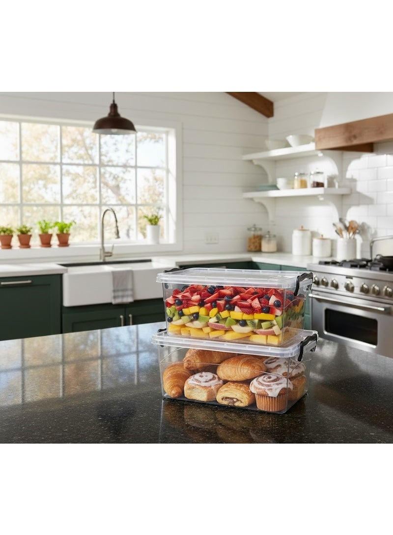 favilla 2-piece plastic container set - 3-liter capacity - Code 679 - Image 4
